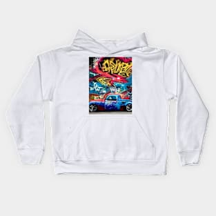 Graffiti Hotrod 11 Kids Hoodie